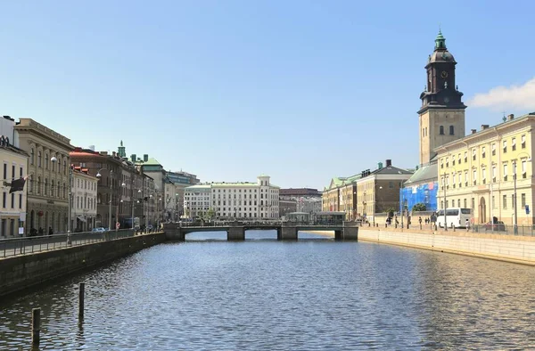 View Canal Lejontrappan Gothenburg City Sweden — Stock Photo, Image