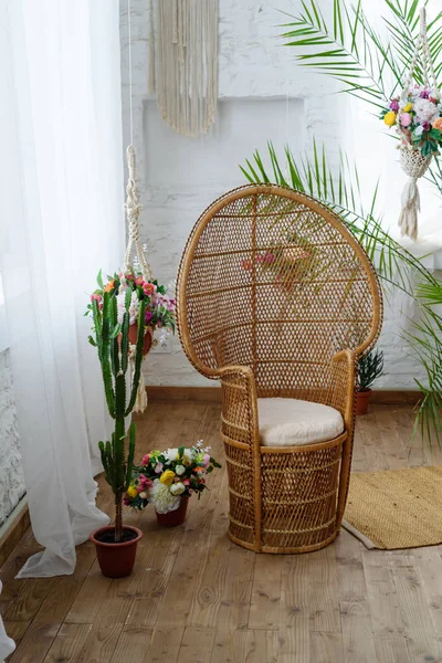 Fas oryantal tarzda oturma odasında iç — Stok fotoğraf