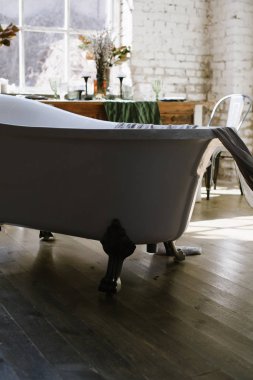 Vintage duran küvet ile banyo iç