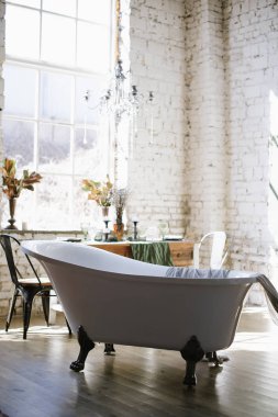 Vintage duran küvet ile banyo iç