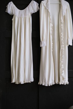 Siyah bir arka plan üzerinde Vintage sabahlık