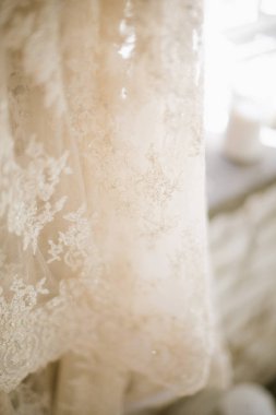 Vintage gelinlik dantel el yapımı ile