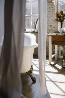 Vintage duran küvet ile banyo iç