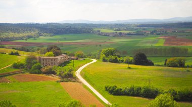 İtalya panoramik manzara görünümü 