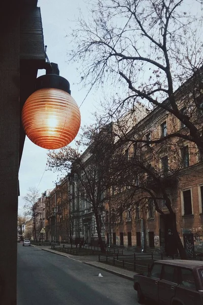 Street, lantern, pharmacy