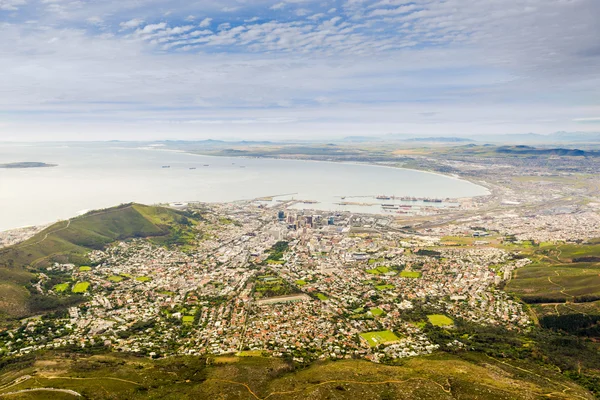 Vista aérea de la ciudad del cabo — Foto de Stock