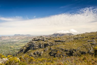 Tablo dağın tepesine