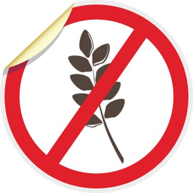 Gluten ücretsiz simge 3d