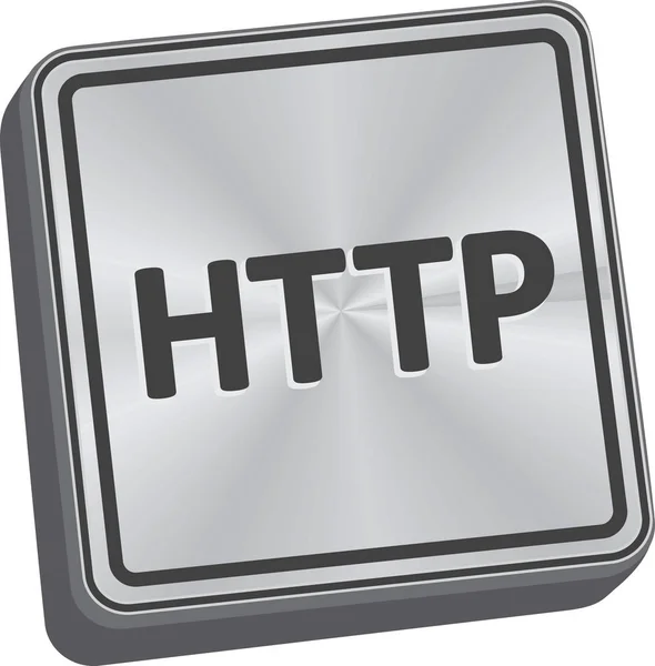 Vector de botón HTTP — Archivo Imágenes Vectoriales