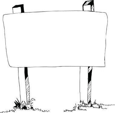 Billboard Sketch vektör