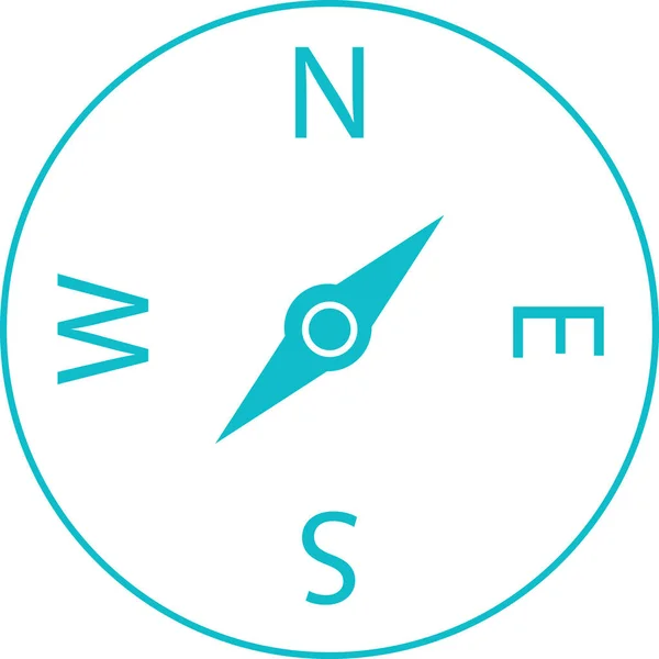 Ikona Kompas wektor — Wektor stockowy
