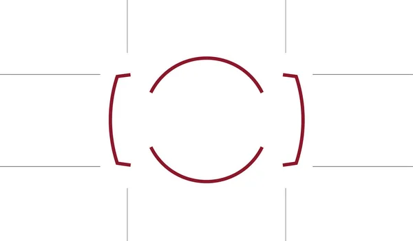 카메라 뷰파인더 벡터 — 스톡 벡터