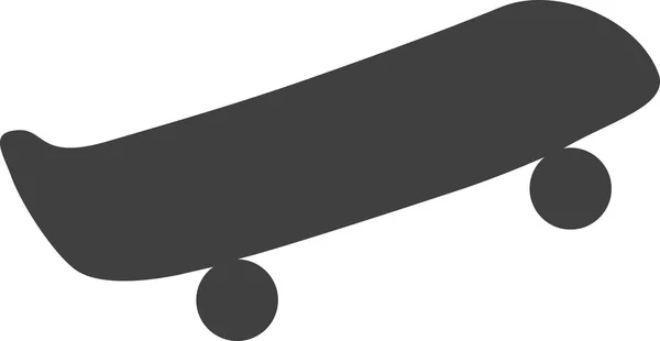 Vektor ikon skateboard - Stok Vektor