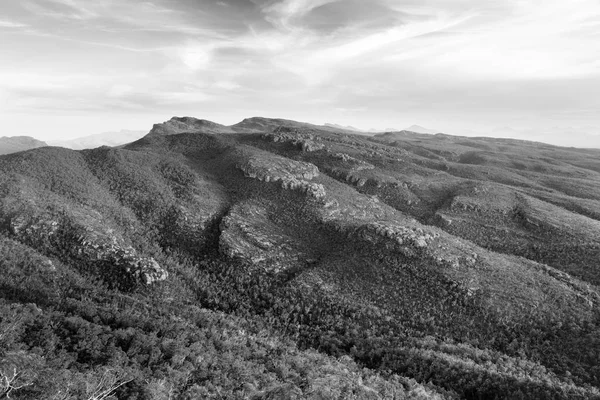 Grampians victoria schwarz-weiß — Stockfoto