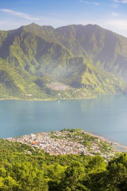 Mayan köyleri, göl Atitlan