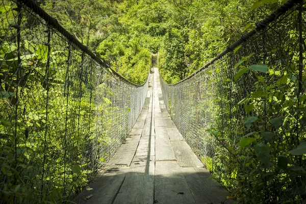 Ponte de suspensão Guatemala — Fotografia de Stock