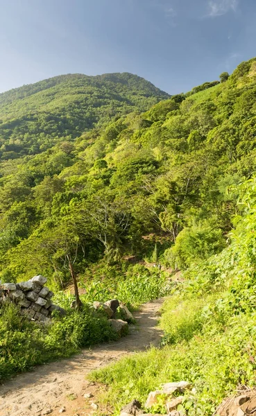 Vulkaan-wandelweg — Stockfoto