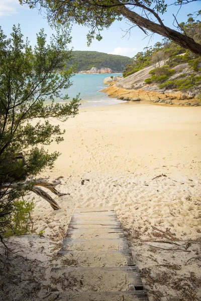 Chemin en bois sur Refuge Cove — Photo