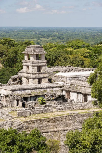 Antigo Palácio Maia Palenque — Fotografia de Stock