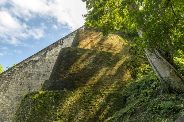 Temple 5 Tikal Guatemala Side View — Stock Photo, Image