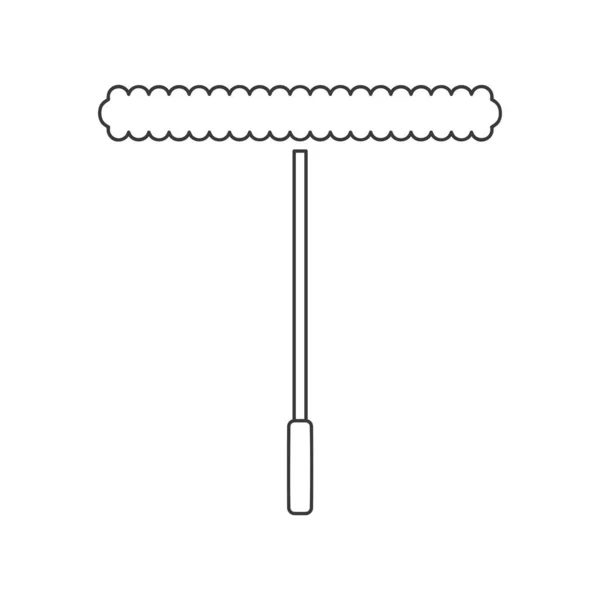 Window Cleaning Applicator Icon Vector — Stock Vector