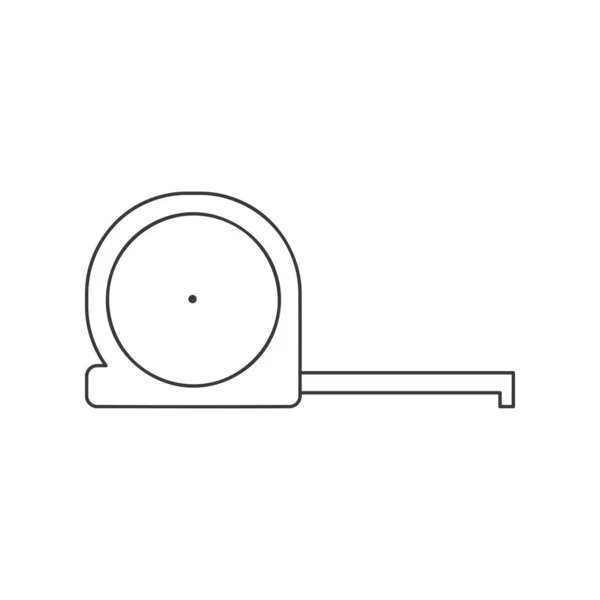 Ruban Mesure Icône Vecteur Isolé — Image vectorielle