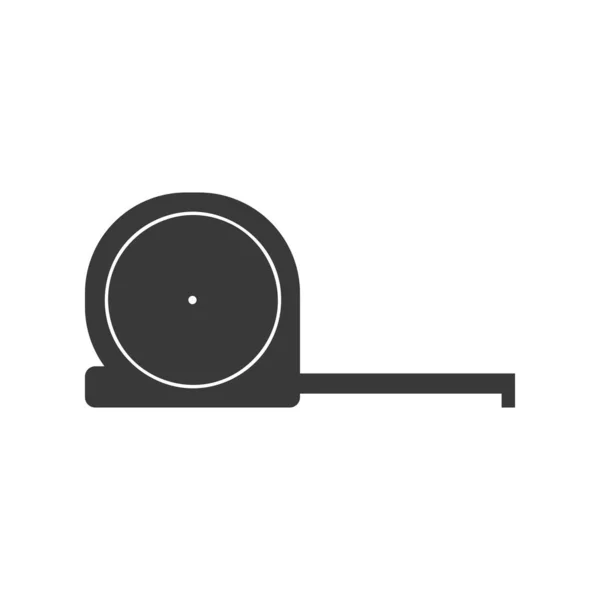 Tape Measure Icon Vector Isolated — Stock Vector