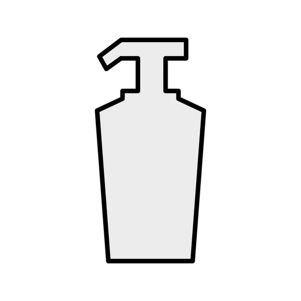 Hand Sanitizer Soap Antibacterial Gel Icon Vector — Stock Vector