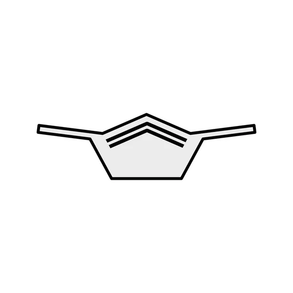 Semplice Icona Della Maschera Prevenzione Del Coronavirus — Vettoriale Stock