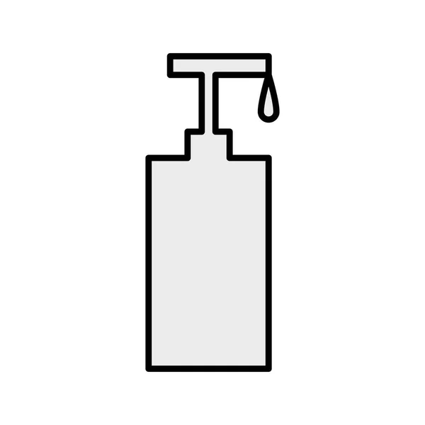 Hand Sanitizer Soap Antibacterial Gel Icon Vector — Stock Vector