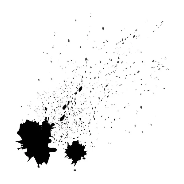 Paint splat zestaw. Farba odrobiny zestaw do projektowania użytku. Streszczenie wektor il — Wektor stockowy