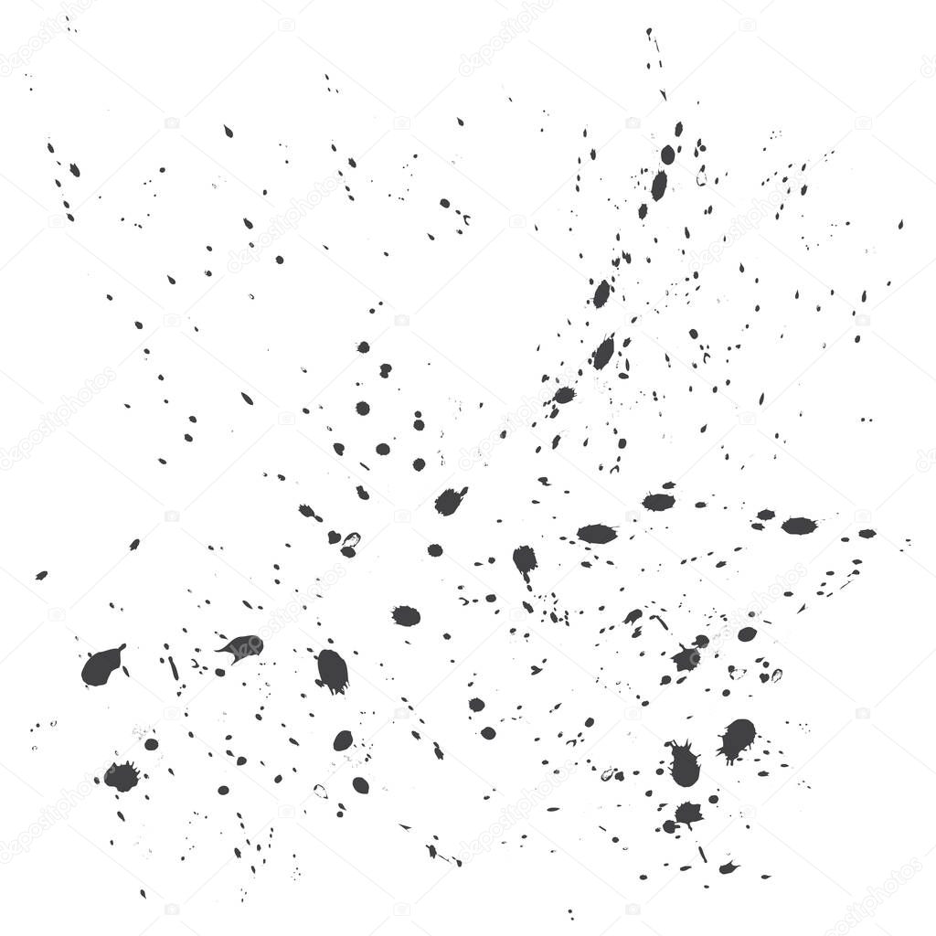 Paint splatter background. Vector illustration