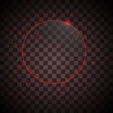 vektör neon çerçeve.