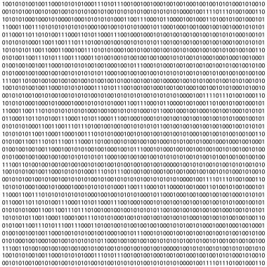 ikili kod sıfır bir matris beyaz arka plan. afiş, desen, duvar kağıdı. illüstrasyon