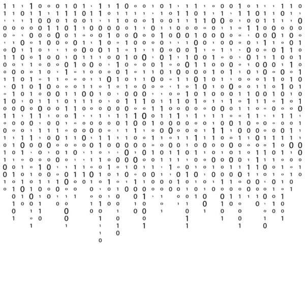Abstract Matrix Background. Binary Computer Code. Coding. Hacker concept. Vector Background Illustration — Stock Vector