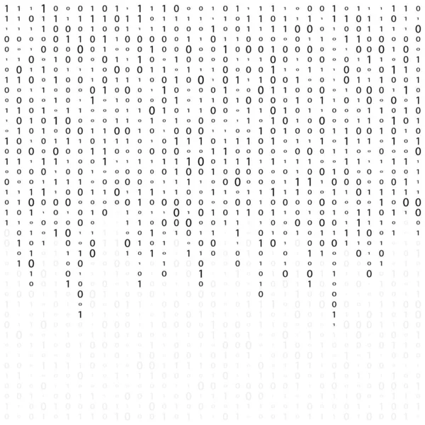 Abstract Matrix Background. Binary Computer Code. Coding. Hacker concept. Vector Background Illustration — Stock Vector