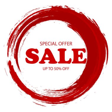 Satış afişi, poster. Satış geçmişi. İndirimli etiket. Bir dükkan ve satış pankartları için mükemmel suluboya tasarımı.