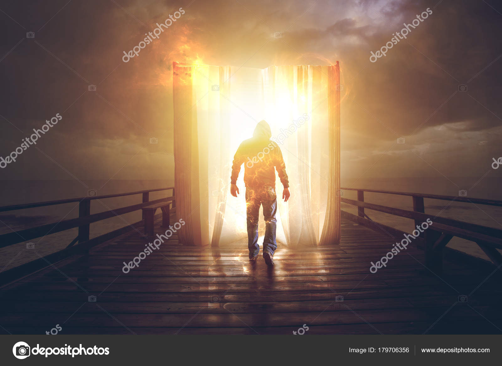 Power flowing from an open book — Stock Photo © kevron2002 #179706356