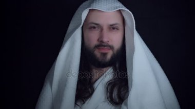 4 k geçiş İsa dini portresi