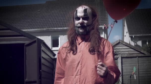 Halloween Clown Man — Stok video