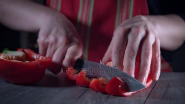 Taze sebze salatası.