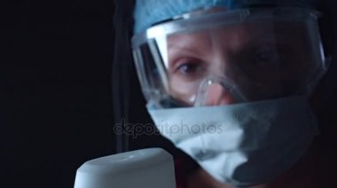 Bilim adamı Buhar incelenmesi