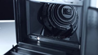 Teknoloji arka plan Dolly çekim kamera bünyesinde