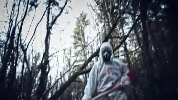 Geïnspireerd uit horrorfilms — Stockvideo