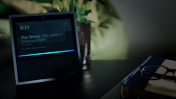 Dispositivo home esperto — Vídeo de Stock