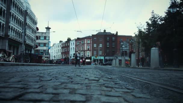 Dublin - Irsko, září 2017 — Stock video