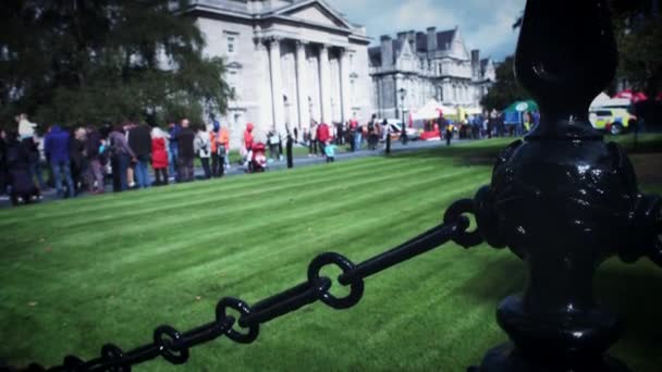 Dublin - İrlanda, Eylül 2017 — Stok video