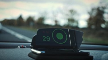 Şeffaf cam Head-up display