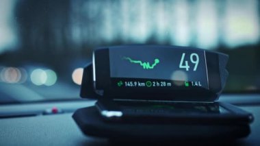 Şeffaf cam Head-up display