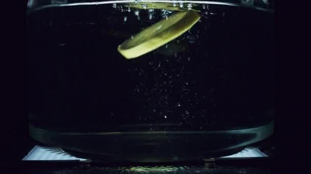 Frutti in acqua limpida — Video Stock